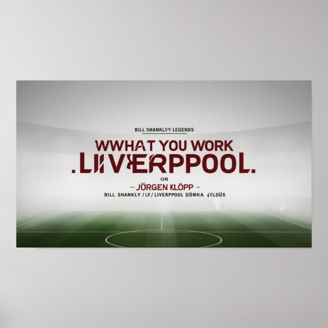 Poster Wall Art Liverpool (Frente)