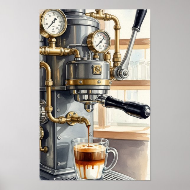 Poster Wall art. Morning mood coffee (Frente)