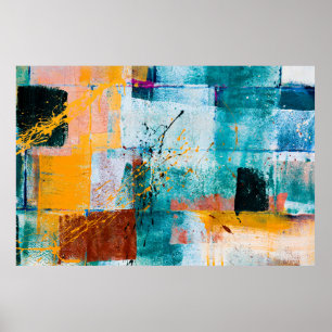 Poster Wall graffiti on streets of west Los Angeles, CA o