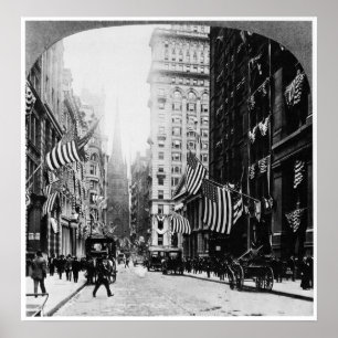 Pôster Wall Street 1900