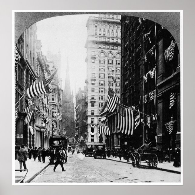 Pôster Wall Street 1900 (Frente)
