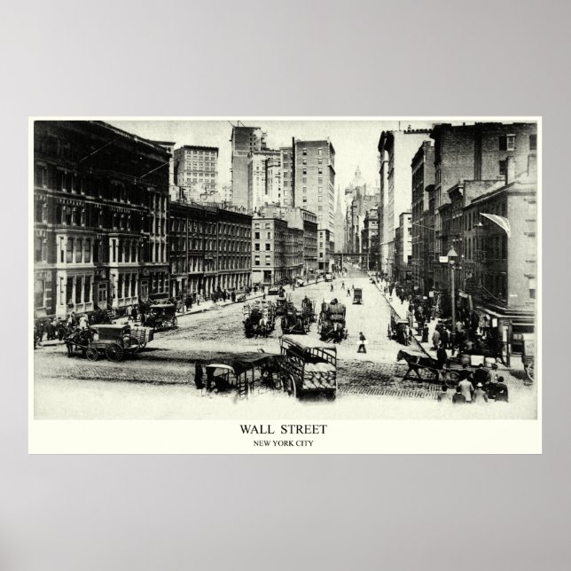 Poster Wall Street 1900 (Frente)