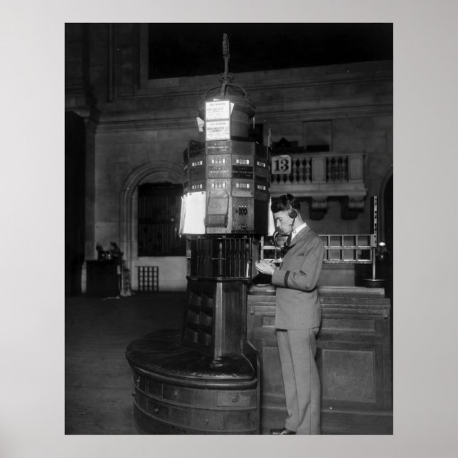 Poster Wall Street, 1928 (Frente)