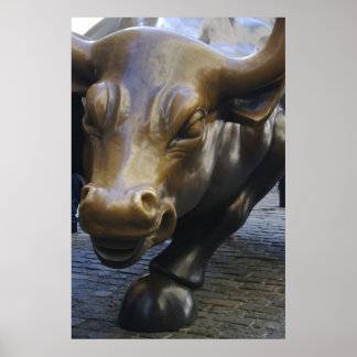 Pôster Wall Street Bull