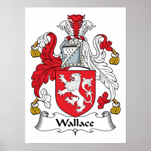 Pôster Wallace Family Crest