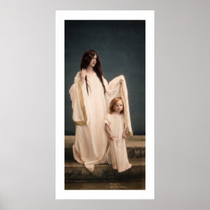 Poster Wallace Nutting cartaz MÃE GUARDIÃ