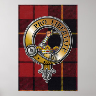 Poster Wallace Tartan & Crachá