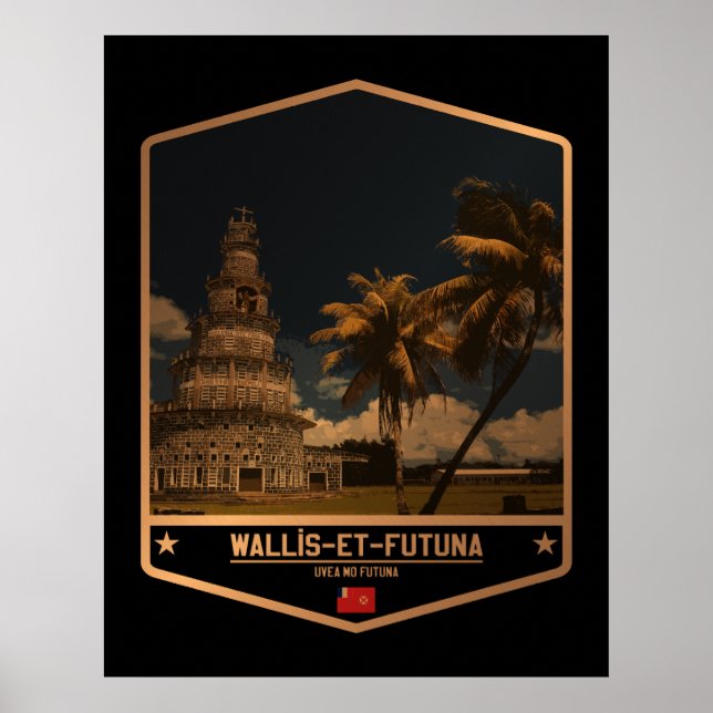 Poster Wallis e Futuna (Frente)