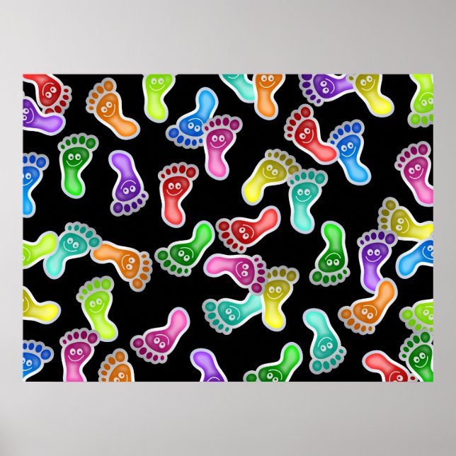 Pôster Wallpaper de Pés Felizes (Frente)