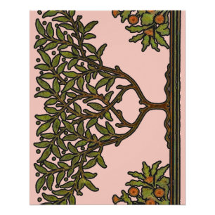 Pôster Wallpaper Floral William Morris Tree Frieze