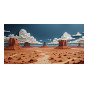 Pôster Wallpaper Monument Valley