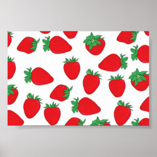 Pôster Wallpaper Strawberry