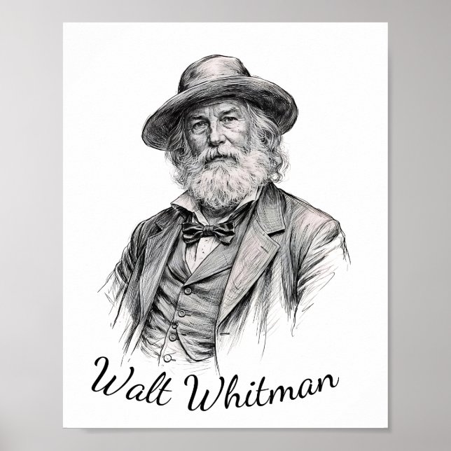 Poster Walt Whitman  (Frente)