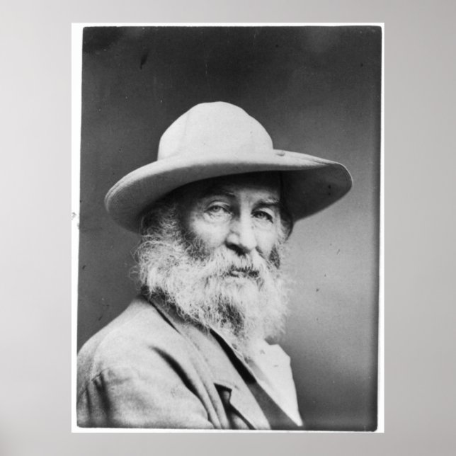 Pôster Walt Whitman Retrait t.c.p. A Foto Quaker (Frente)