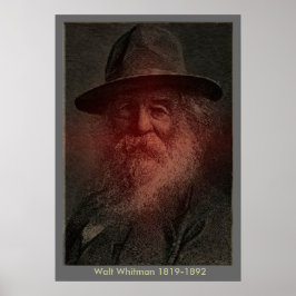 Pôster Walt Whitman - Retrato