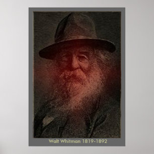 Pôster Walt Whitman - Retrato