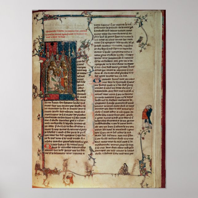 Pôster Walter Map taking down a story of the adventures (Frente)