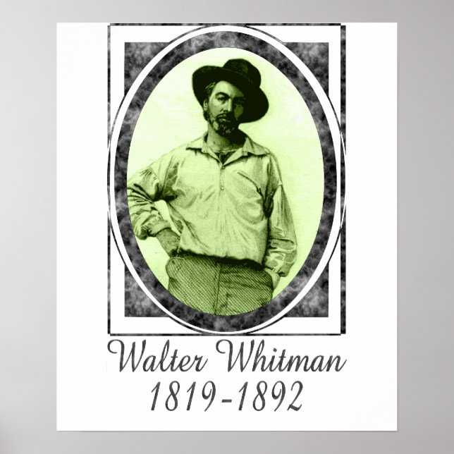 Pôster Walter Whitman (Frente)