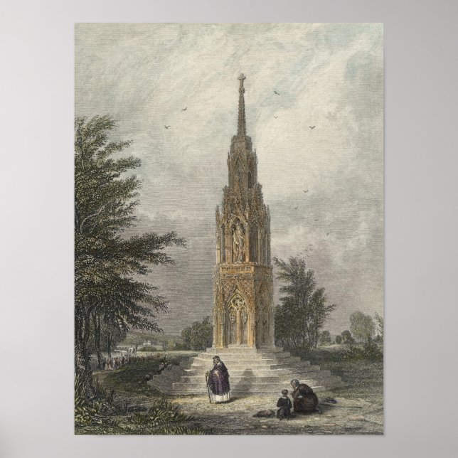 Poster Waltham Cross, c.1820 (Frente)