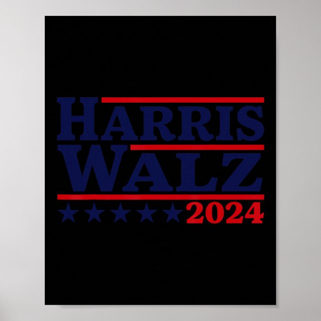 Poster Waltz 2024 Election Kamala Harris Tim Waltz 2024 4 (Frente)