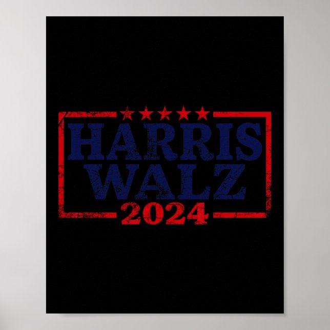 Poster Waltz 2024 Election Kamala Harris Tim Waltz 2024 5 (Frente)