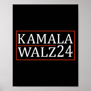 Poster Waltz 2024 Harris 2024 Kamala Harris Para Presiden