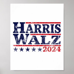 Poster Walz 2024 Eleição Kamala Harris Tim Waltz 2024 14