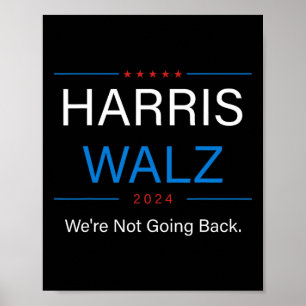 Poster WAlzheimer 2024 Eleição Kamala Harris Tim W Waltz