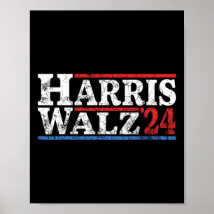 Poster WAlzheimer Eleição 2024 Kamala Harris Tim Waltz 2