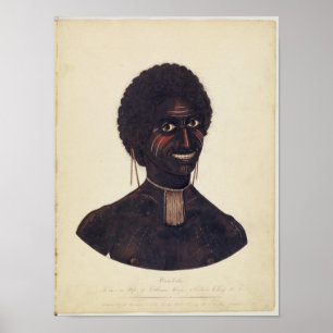 Pôster Wambela, esposa de Cobbawn Wogi, chefe nativo