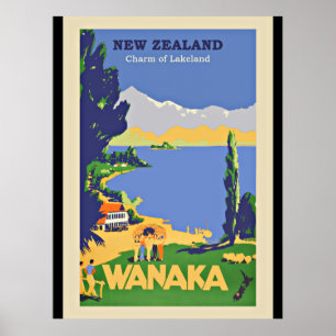 Poster Wanaka, Nova Zelândia