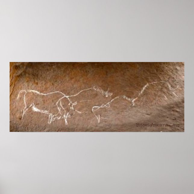 Poster Wandering Bison Herd (Frente)