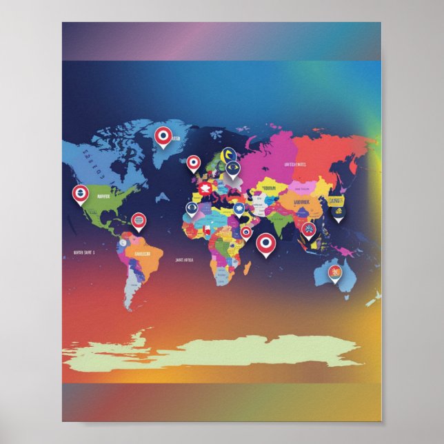 Poster Wanderlust Awaits (Frente)