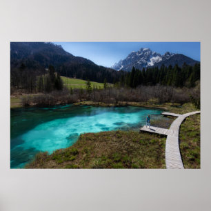 Poster Wanderlust em Zelencios, Eslovênia