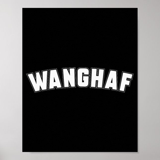 Poster Wanghaf Meme Funny Sarcasm Quote Apparel  (Frente)