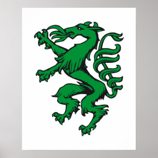 Poster Wappen Panther Steiermark Österreich