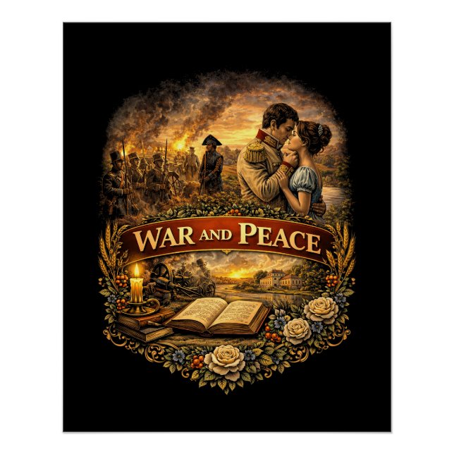 Pôster War and Peace (Frente)