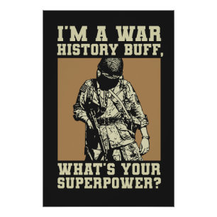 Pôster War History Buff - WW2 Enthusiast