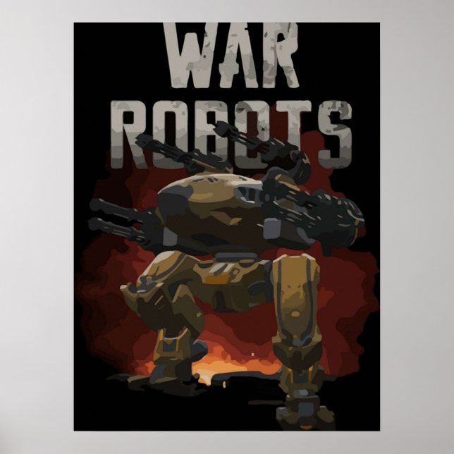 POSTER WAR ROBOTS ROCKS (Frente)