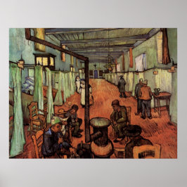 Poster Ward no Hospital de Arles por Vincent van Gogh