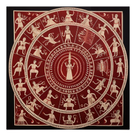 Pôster Warli Tribal Art