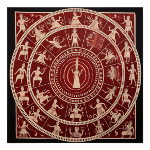 Pôster Warli Tribal Art