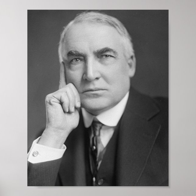 Pôster Warren G. Harding (Frente)