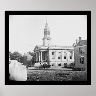 Pôster Warrenton, tribunal 1862 do VA