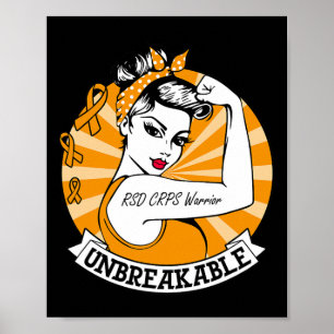 Poster Warrior De Rsd Crps Não-Compreendido