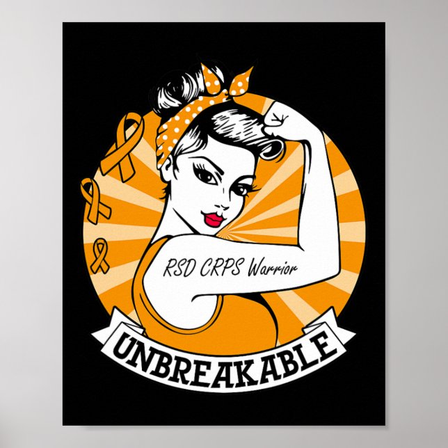 Poster Warrior De Rsd Crps Não-Compreendido (Frente)