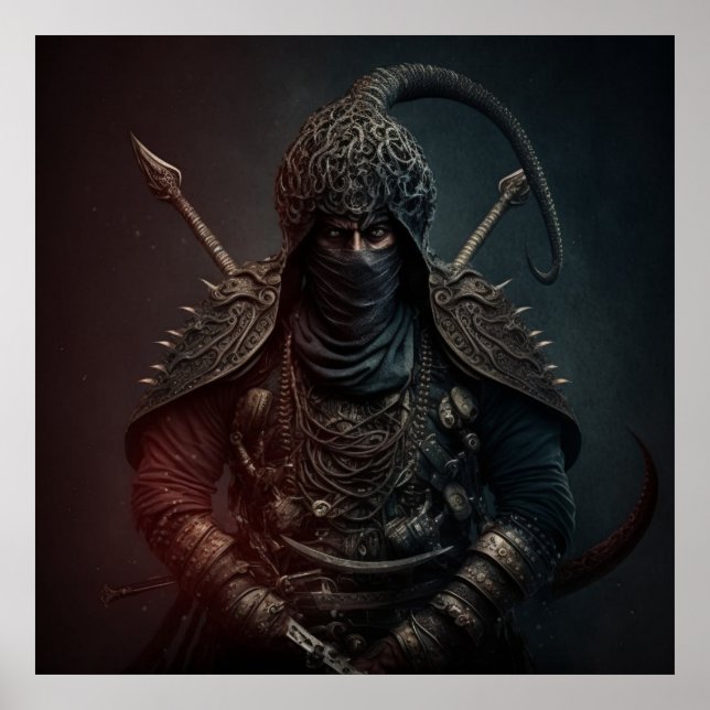 Poster Warrior Fantasy (Frente)