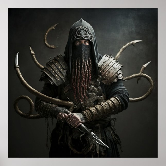 Poster Warrior Fantasy (Frente)