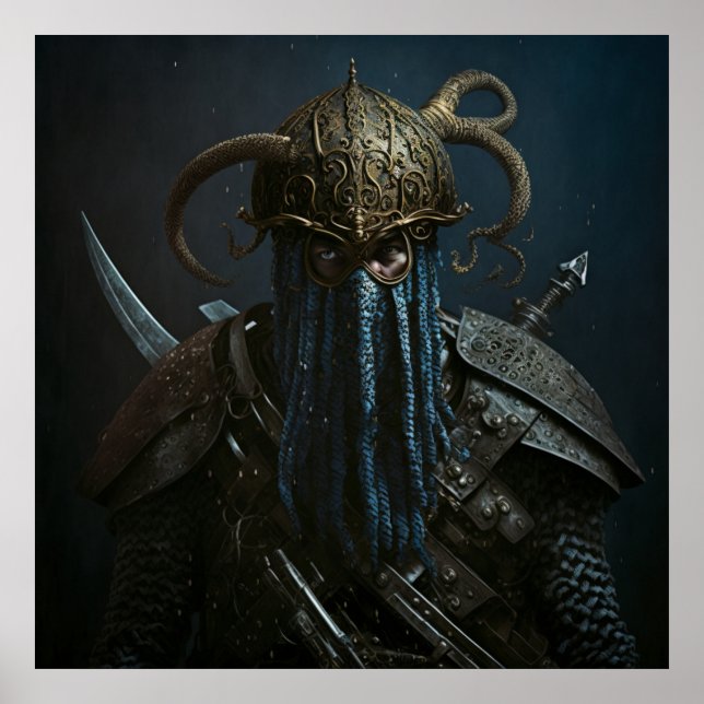 Poster Warrior Fantasy (Frente)