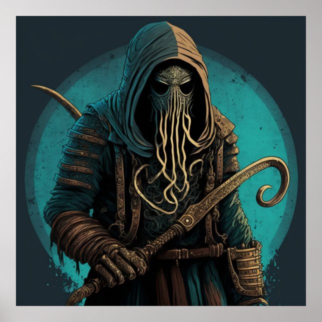 Poster Warrior Fantasy (Frente)